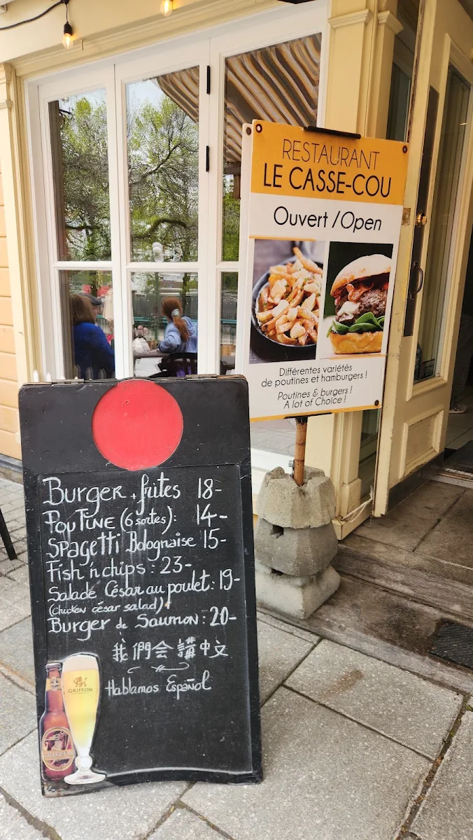Menu, Casse-Cou