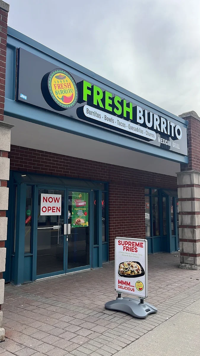 Menu, Fresh Burrito