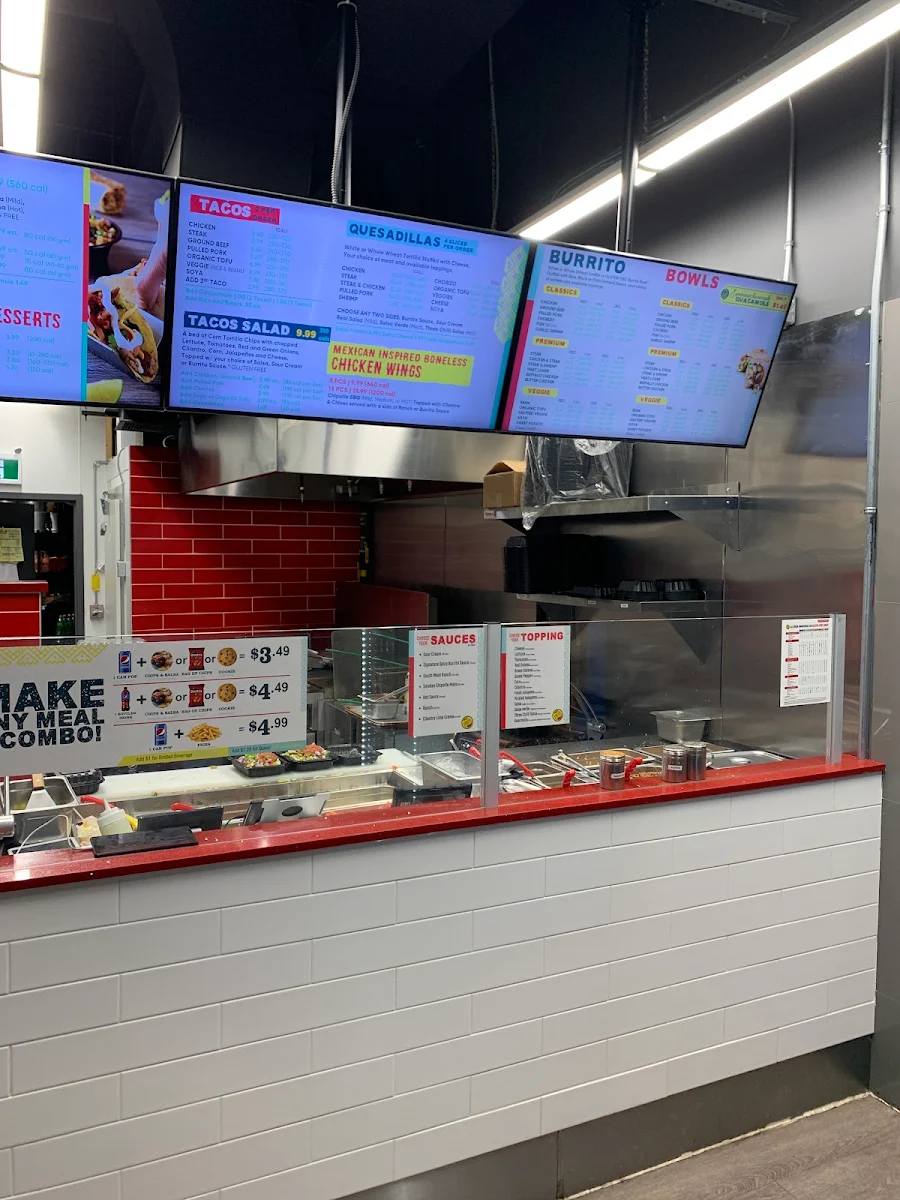 Menu, Fresh Burrito
