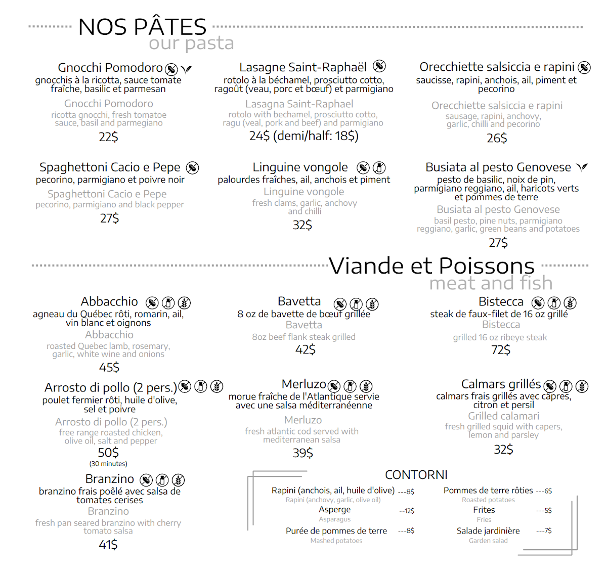 Menu photo 1
