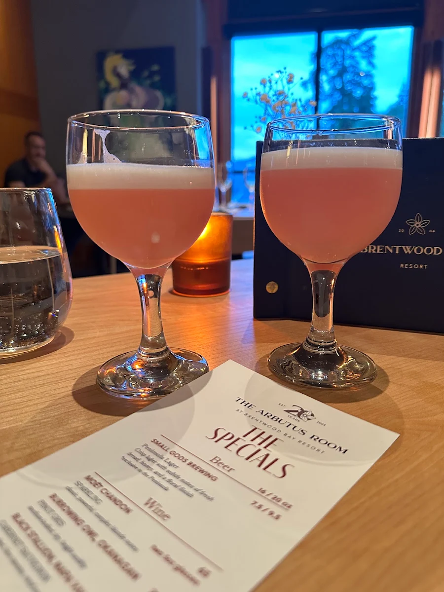 Menu, The Arbutus Room at Brentwood Bay Resort - Adults-Only (16+)