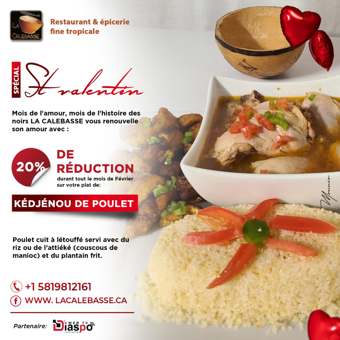 Menu, Restaurant - Traiteur - Épicerie - La Calebasse Québec