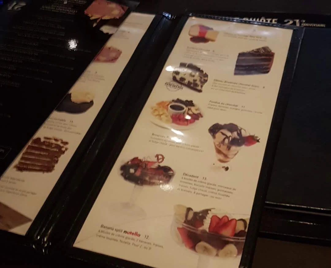Menu, Caffuccino