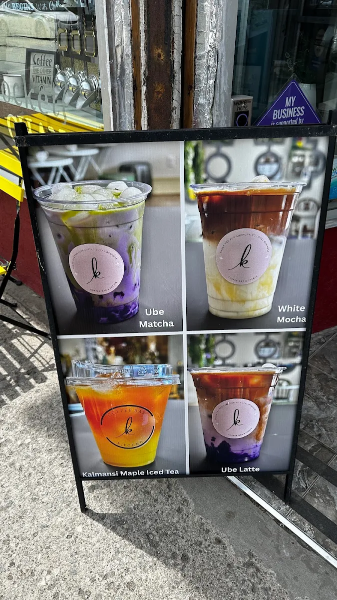 Menu, Kalsada Coffee Bar