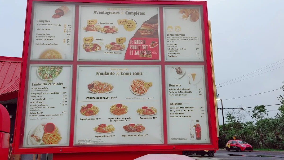 Menu, Benny