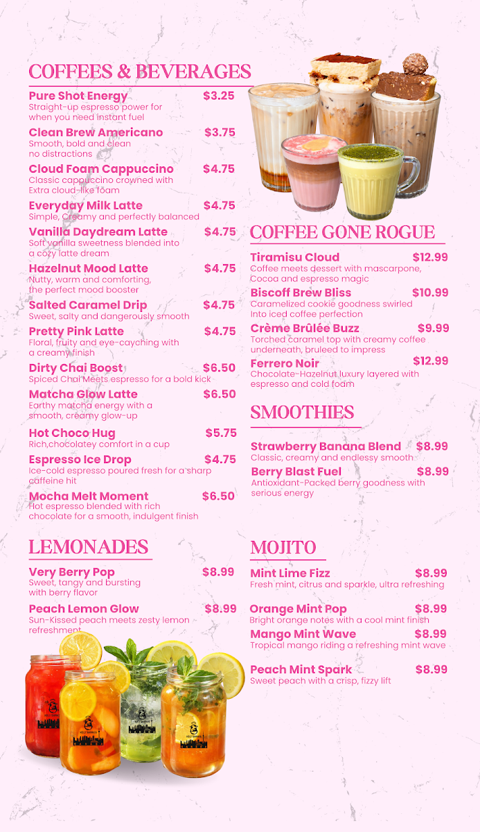 Menu, Holy Shakes Desserts, Cafe & Mash-Up Eatery Barrie