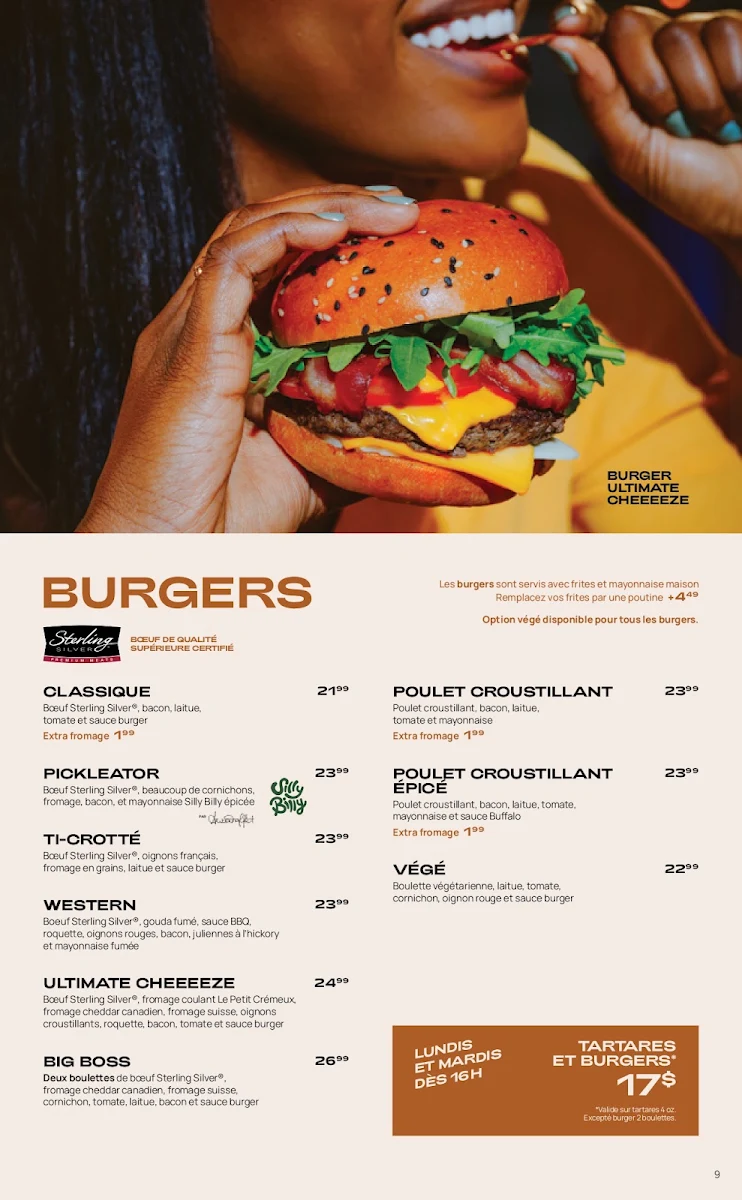 Menu, SHAKER Cuisine & Mixologie St-Hyacinthe
