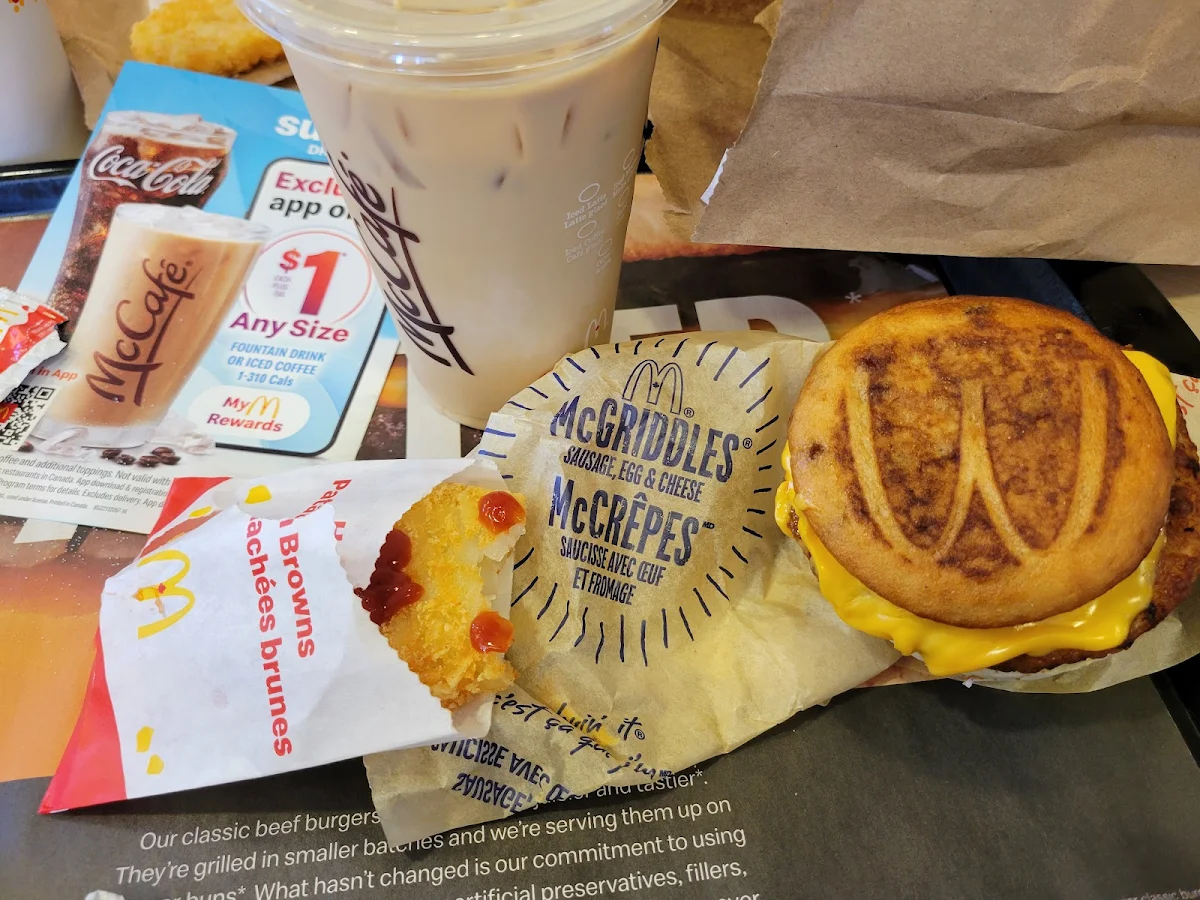 Menu, McDonald's
