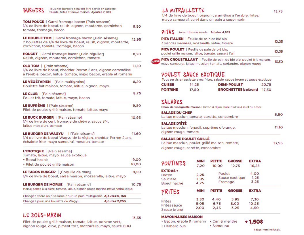 Menu photo 1