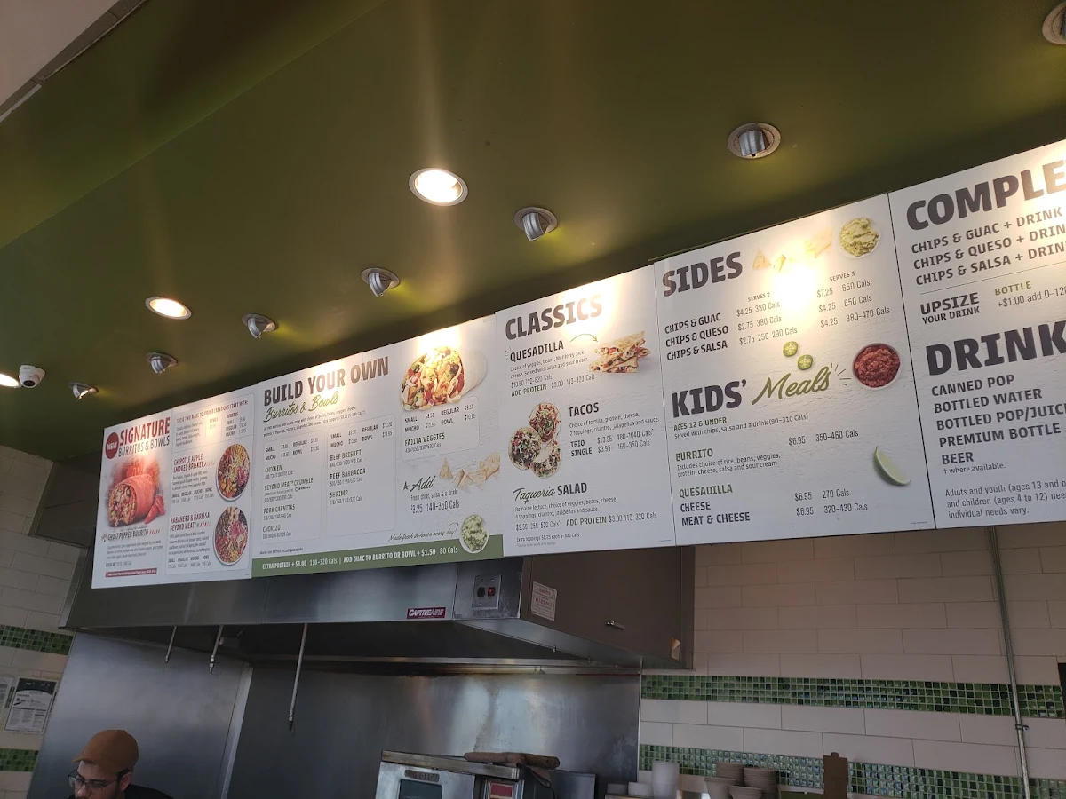 Menu, Mucho Burrito Fresh Mexican Grill