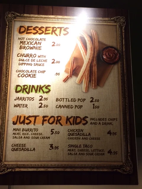 Menu, Mucho Burrito Fresh Mexican Grill