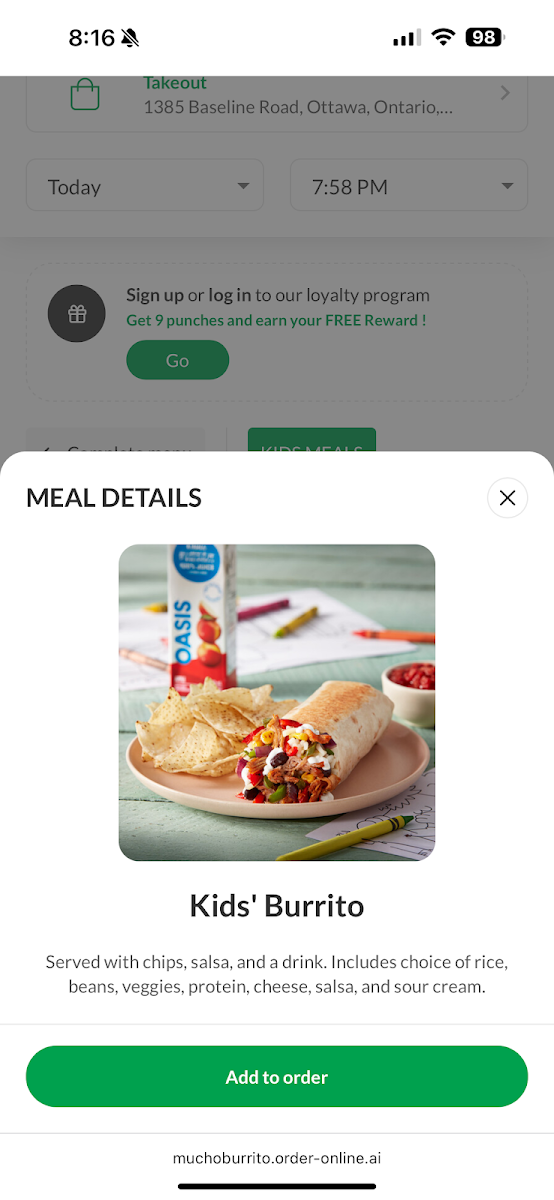 Menu, Mucho Burrito Fresh Mexican Grill
