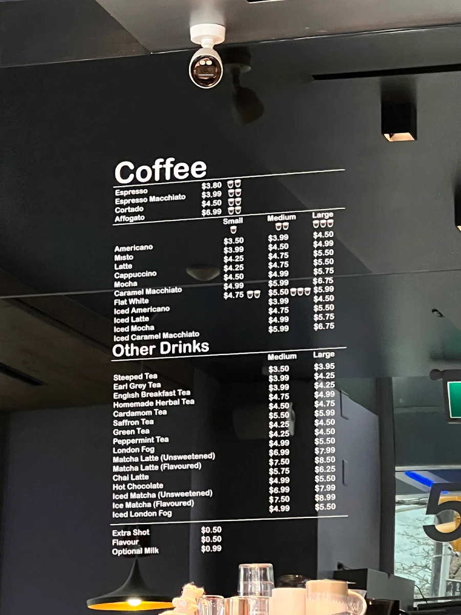 Menu, Bahar Bakery & Cafe