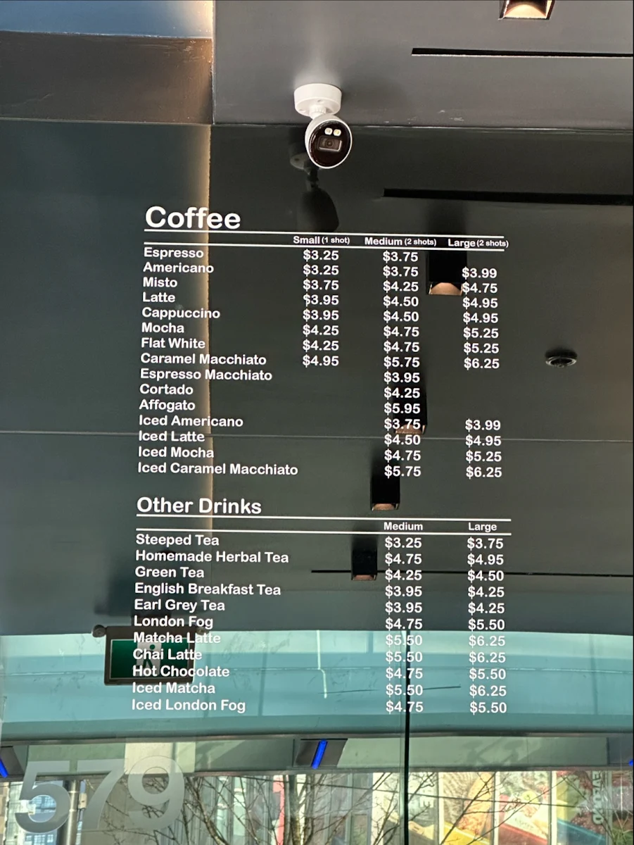Menu, Bahar Bakery & Cafe