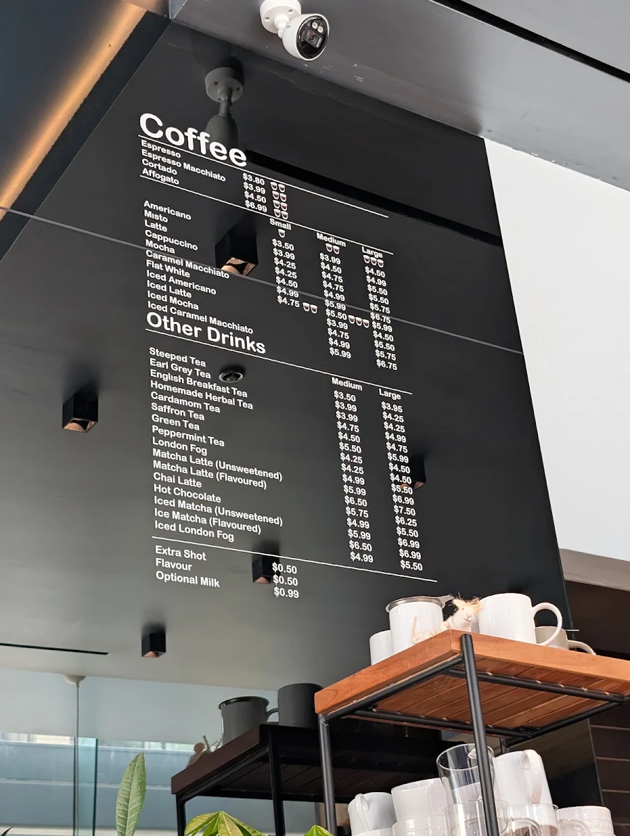 Menu, Bahar Bakery & Cafe