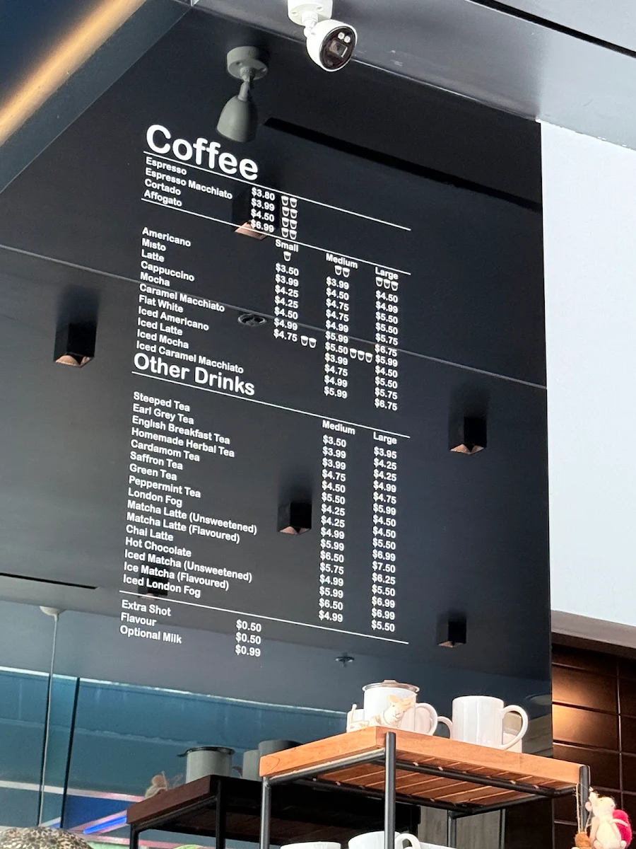 Menu, Bahar Bakery & Cafe
