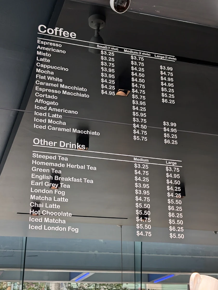 Menu, Bahar Bakery & Cafe