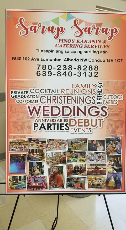 Menu, Sarap Sarap Catering and Restaurant