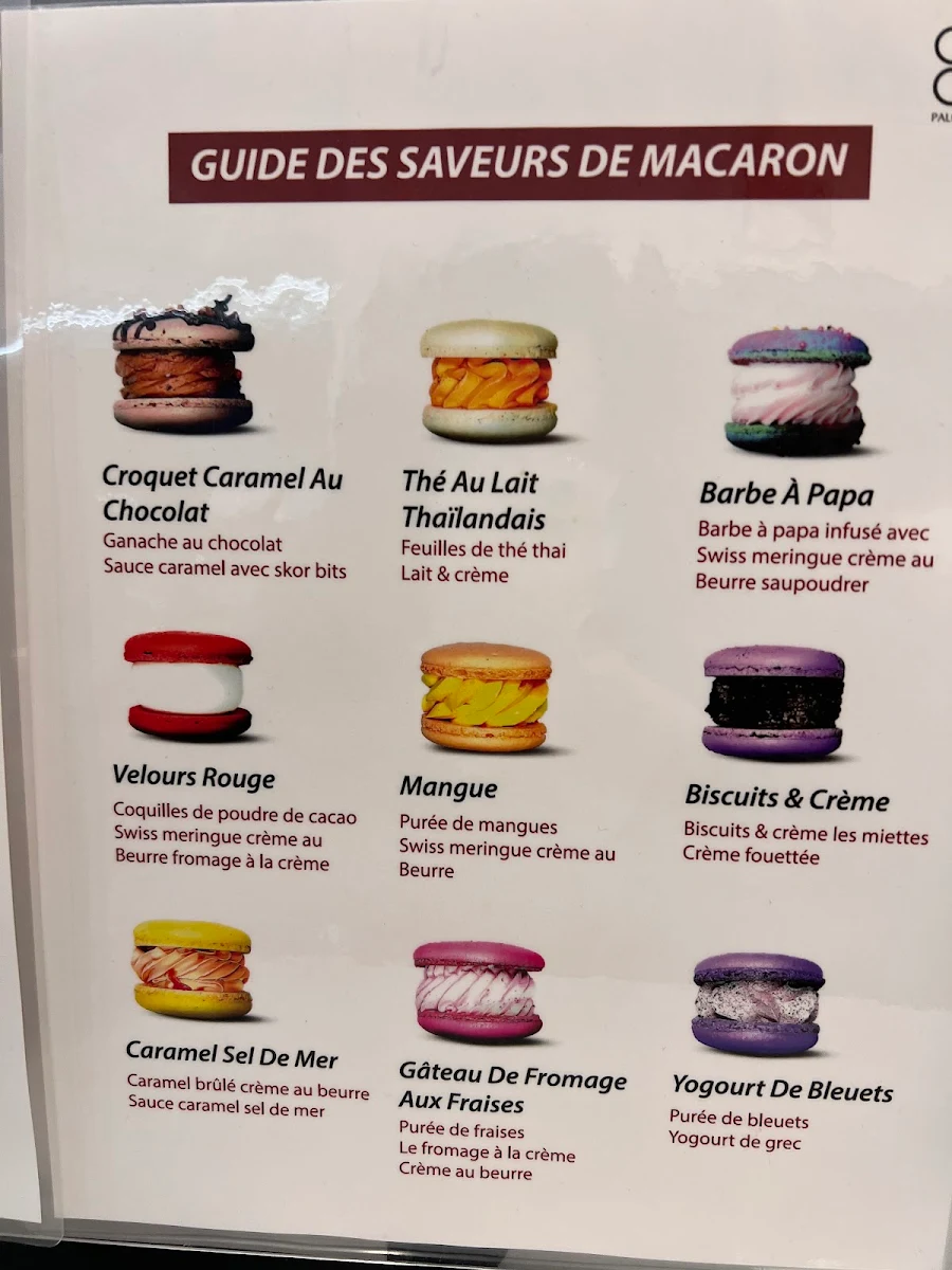 Menu, Palgong Tea