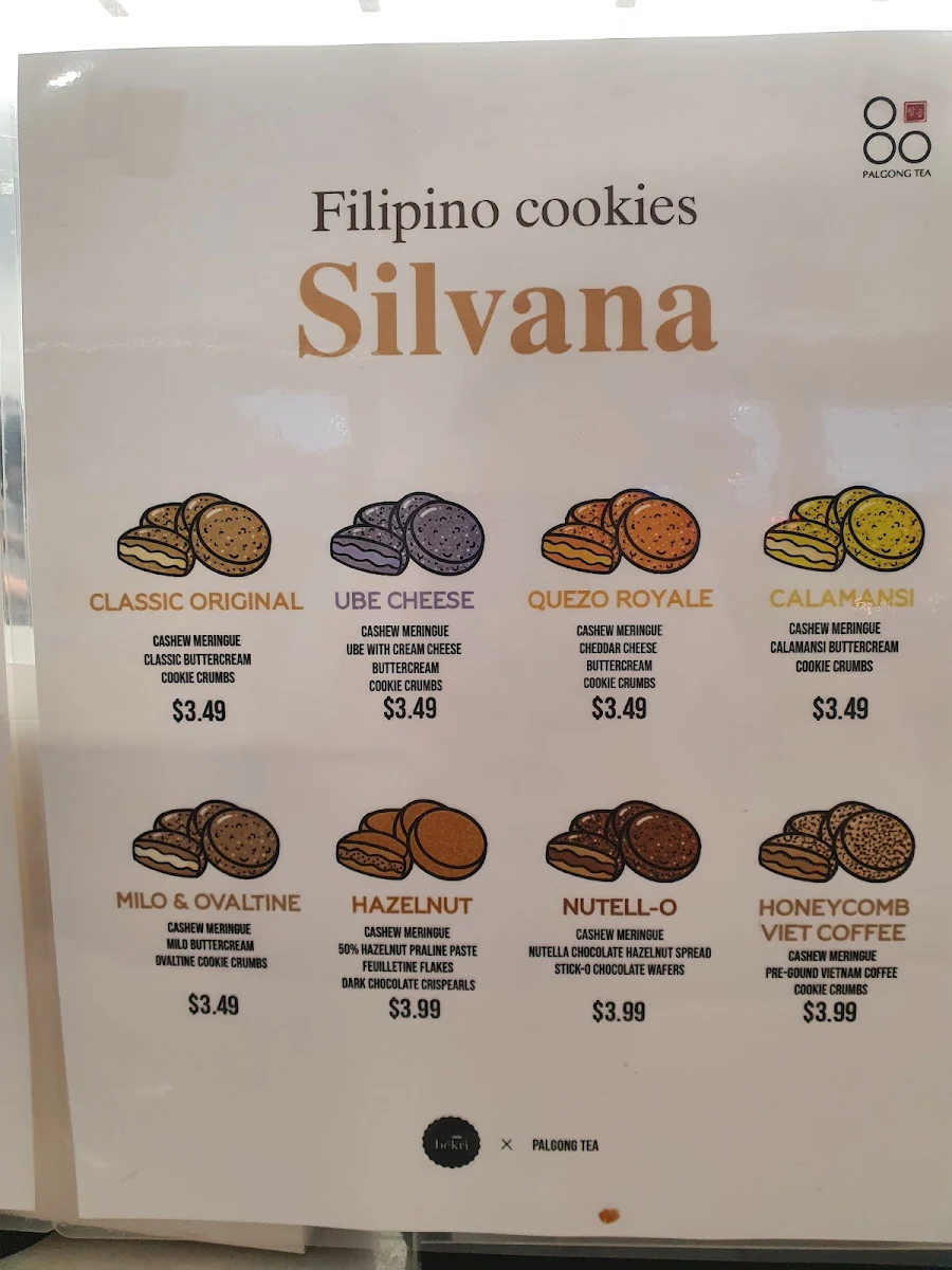 Menu, Palgong Tea