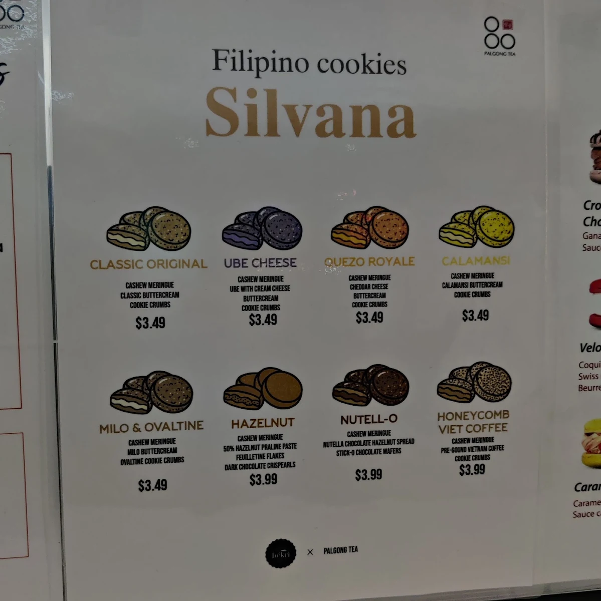 Menu, Palgong Tea