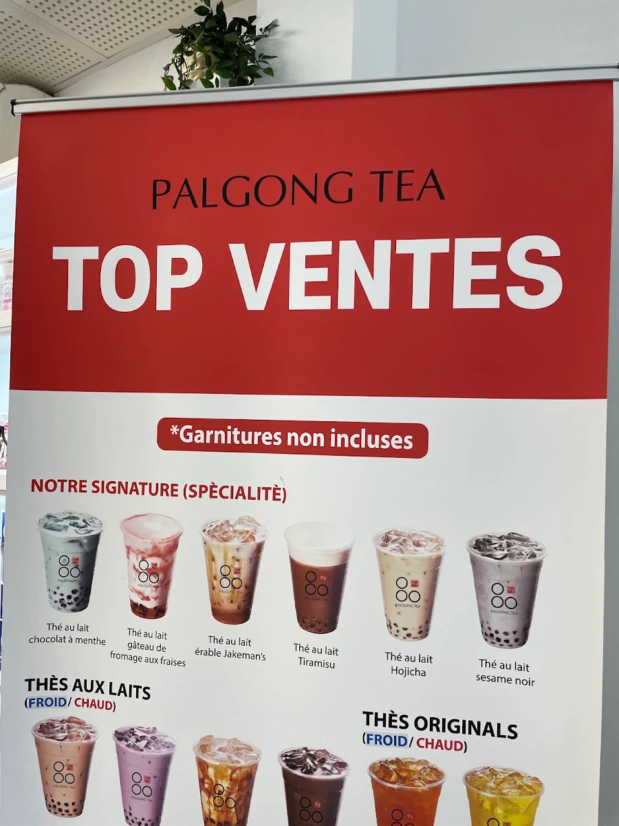 Menu, Palgong Tea