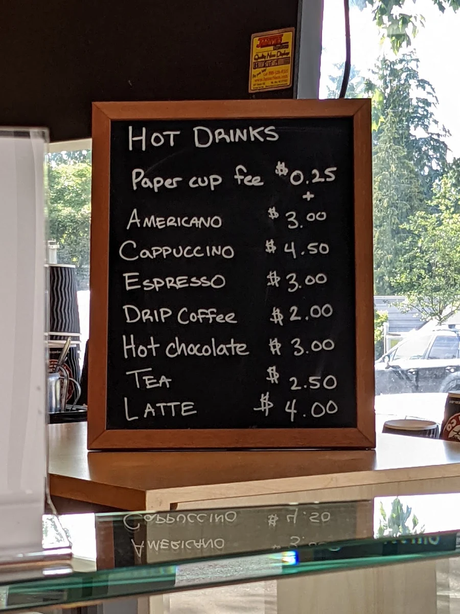 Menu, Ragazzi Pizza Co