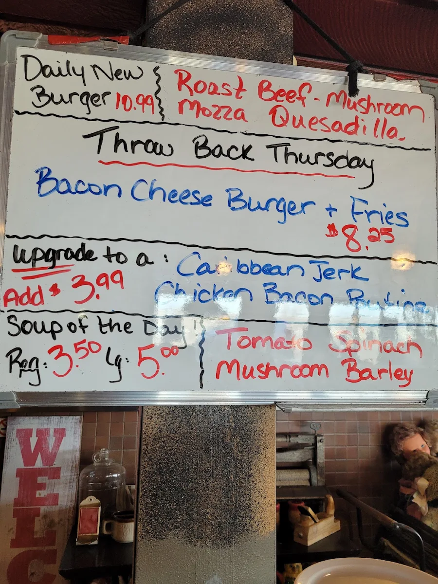 Menu, R & S Family Restaurant