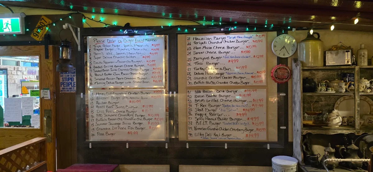 Menu, R & S Family Restaurant