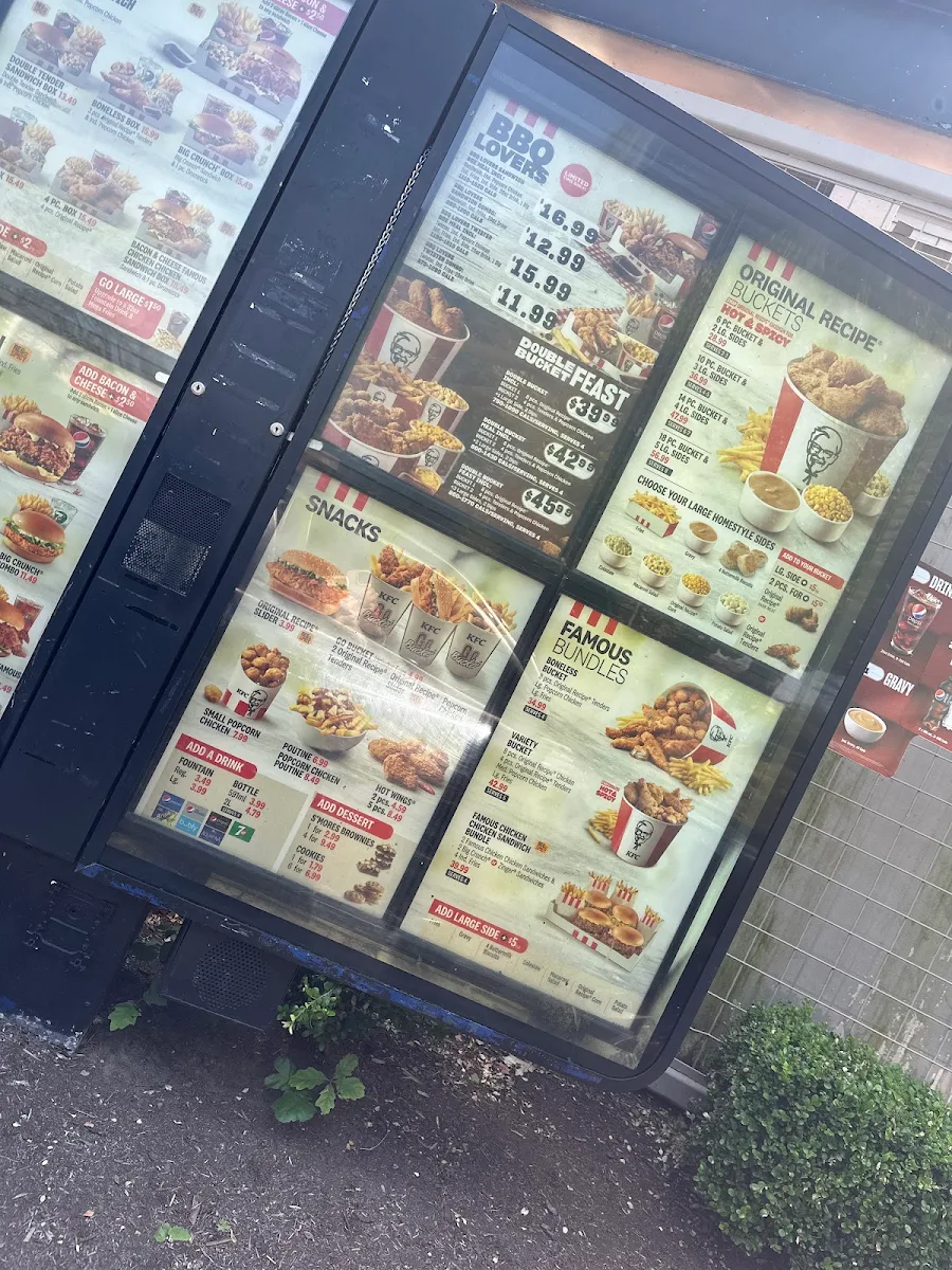 Menu, KFC