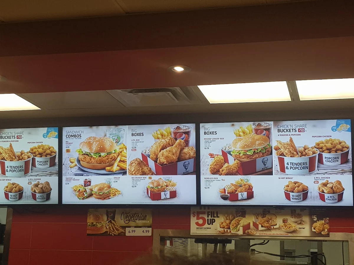Menu, KFC