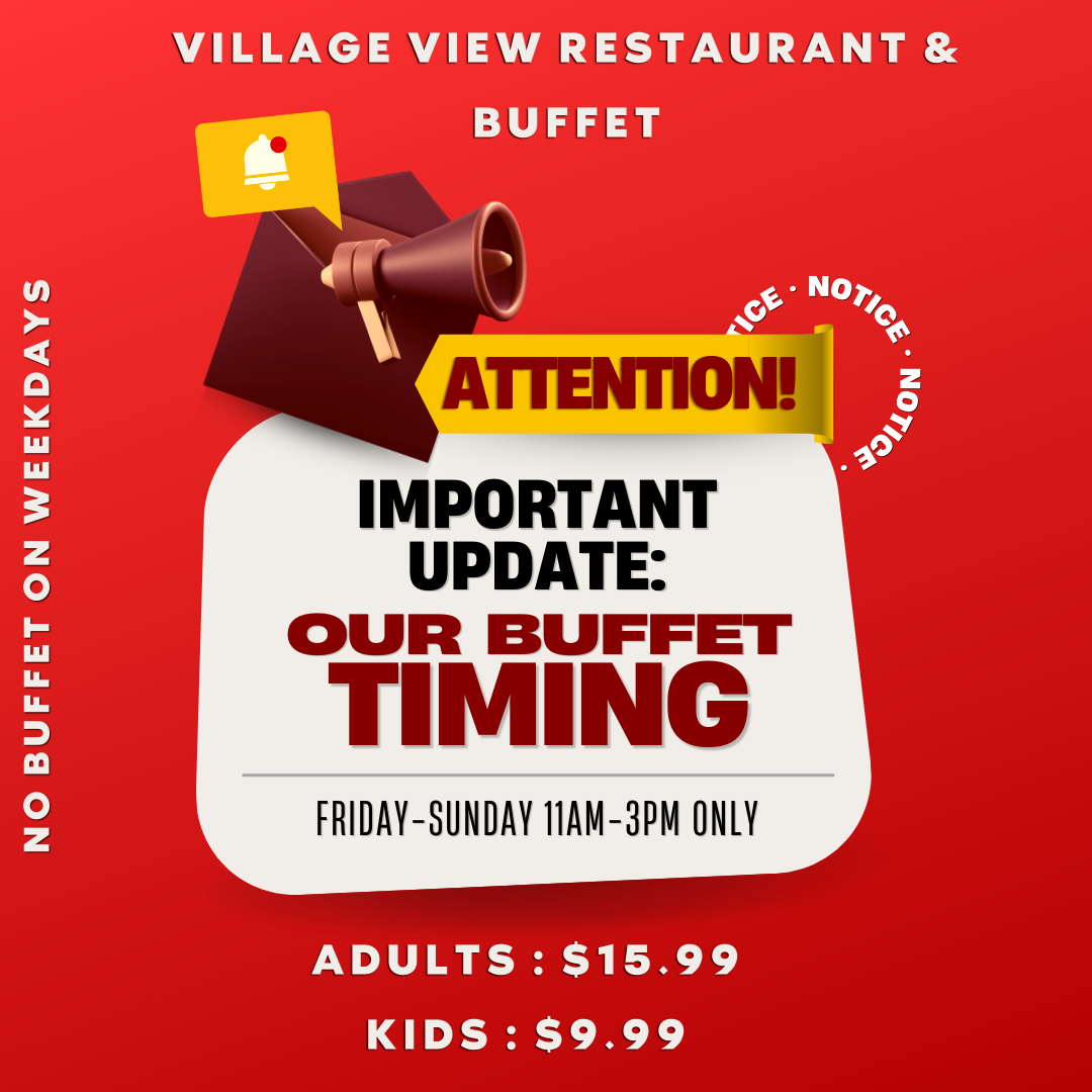 Menu, Village View Restaurant & Buffet