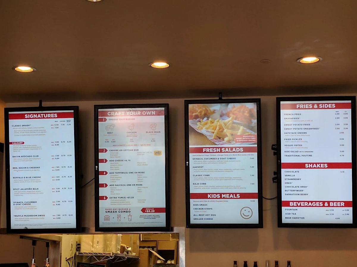 Menu, Smashburger