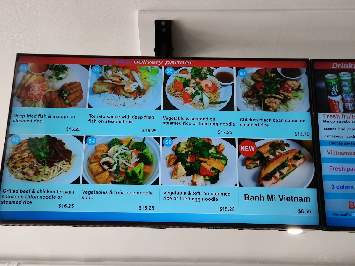 Menu, Ginger Restaurant