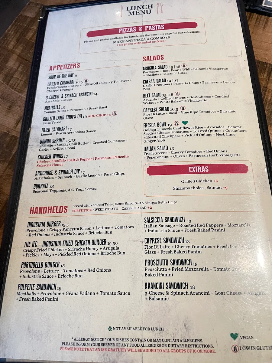 Menu photo 1