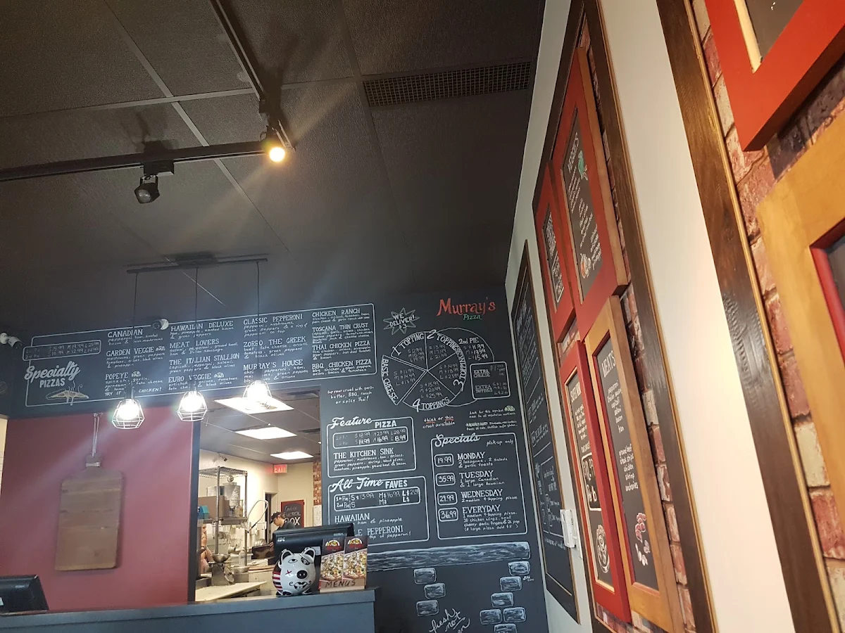 Menu, Murray's Pizza & Pasta