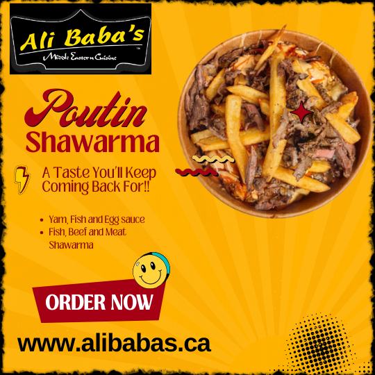 Menu, Ali Baba’s Middle Eastern Cuisine 1283 Bloor St W