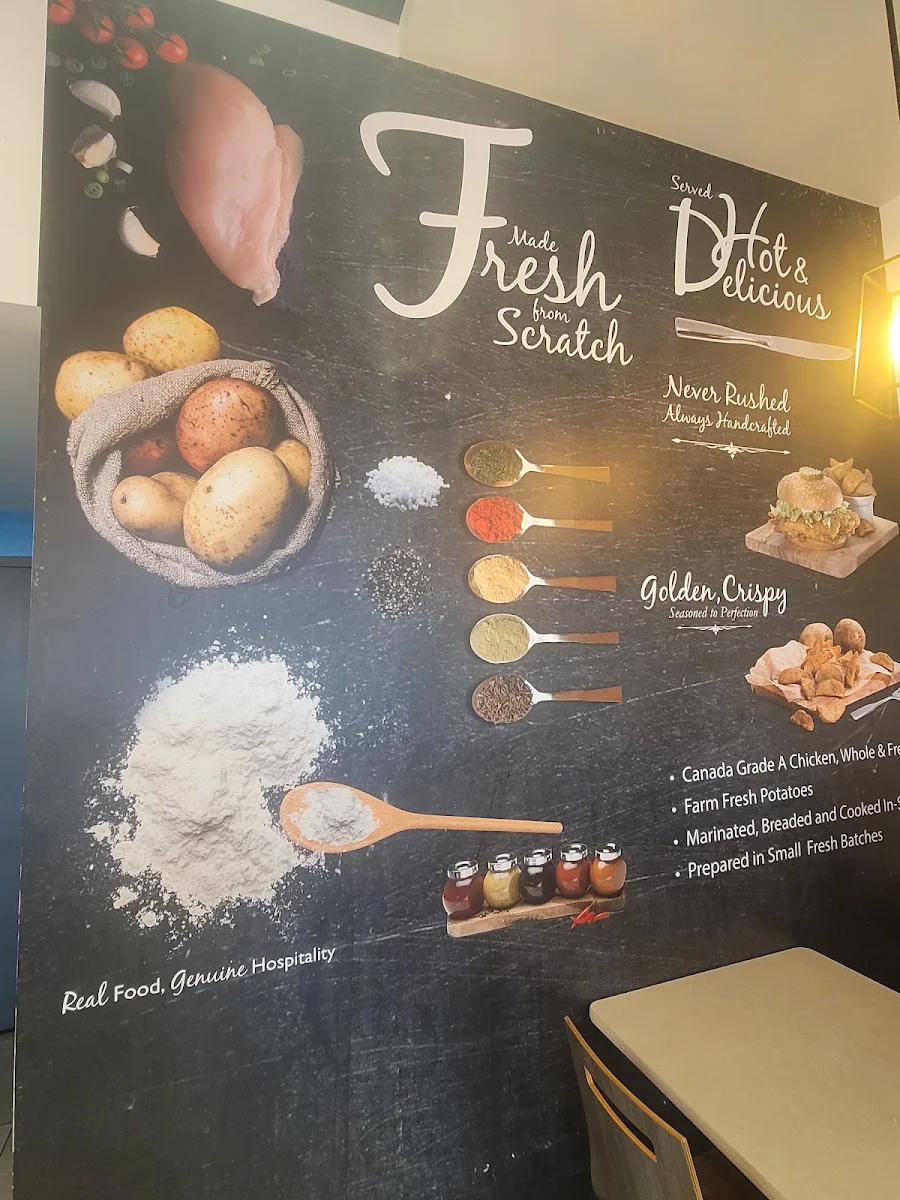 Menu, Mary Brown's Chicken