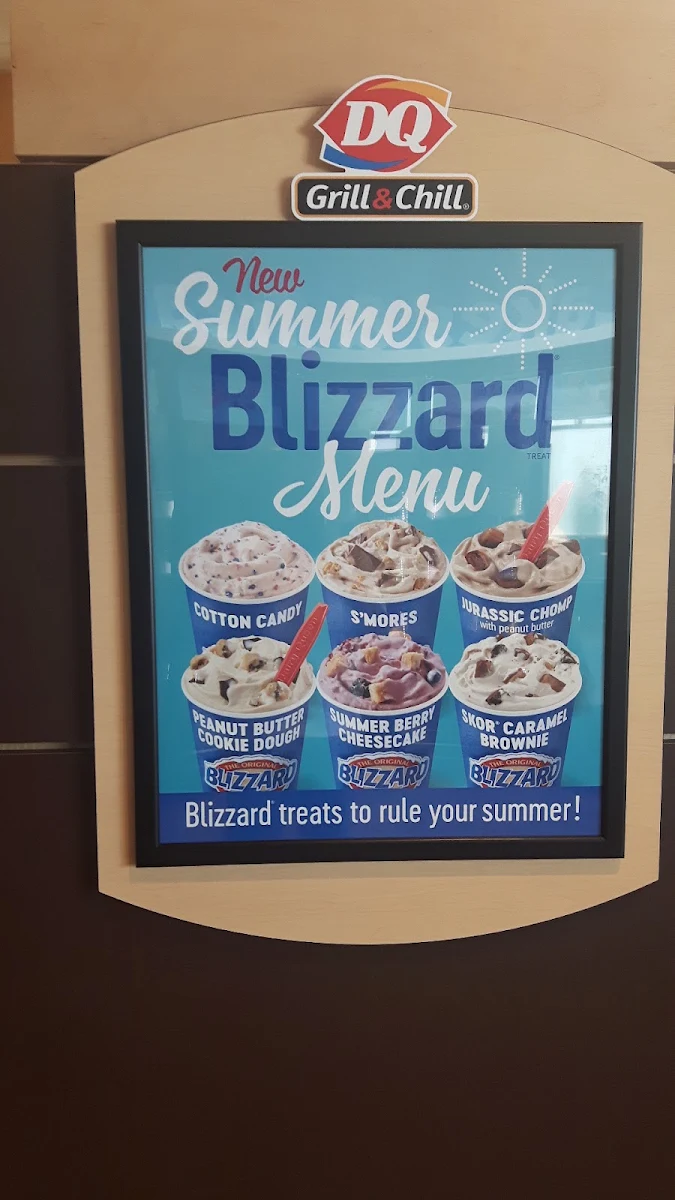Menu, Dairy Queen Grill & Chill