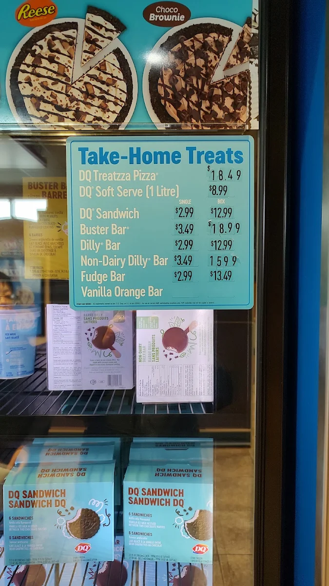 Menu, Dairy Queen Grill & Chill
