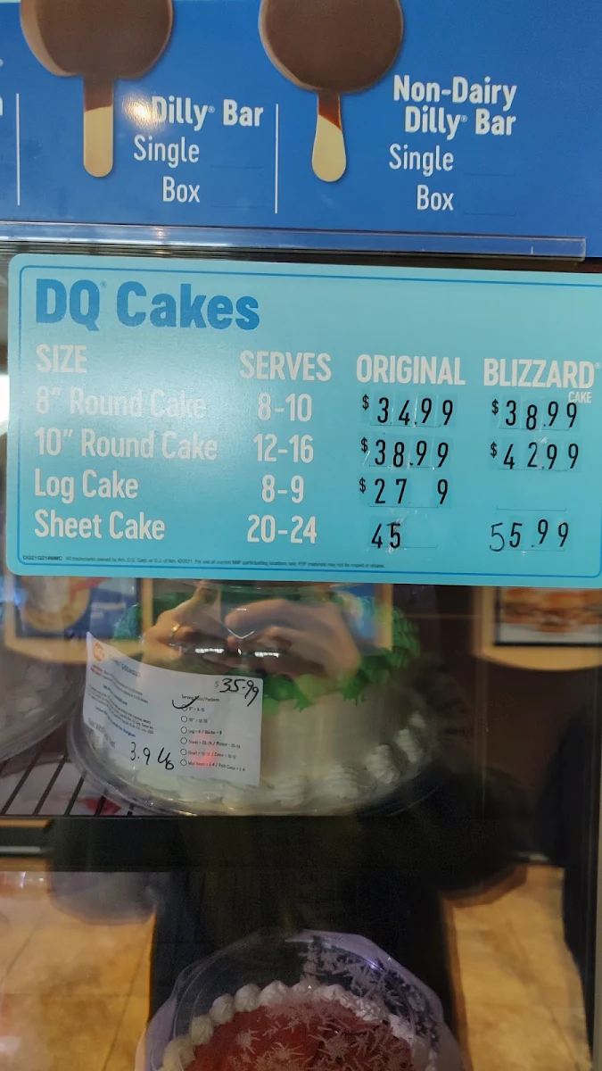 Menu, Dairy Queen Grill & Chill