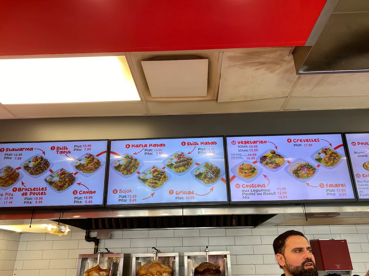 Menu, Mr.Taouk