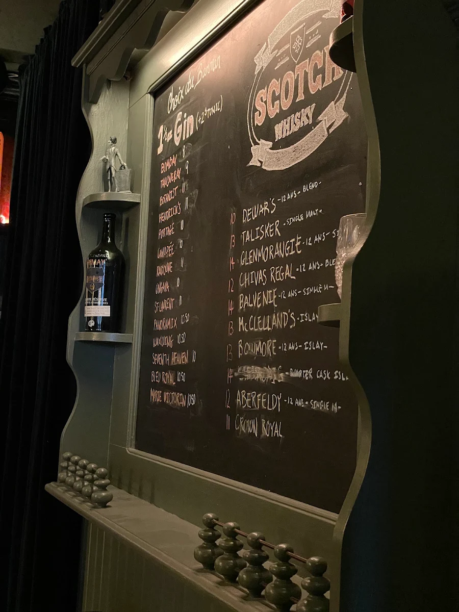 Menu, Maître Edgar