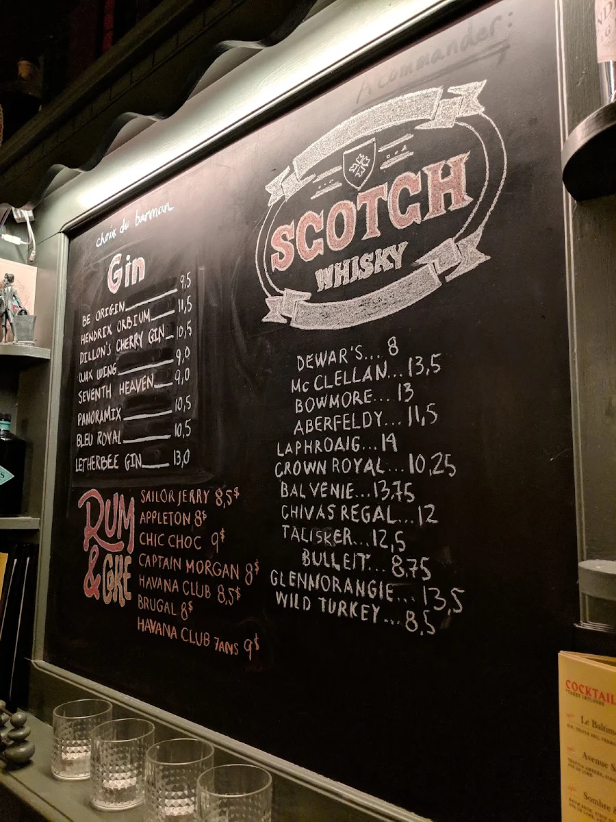 Menu, Maître Edgar