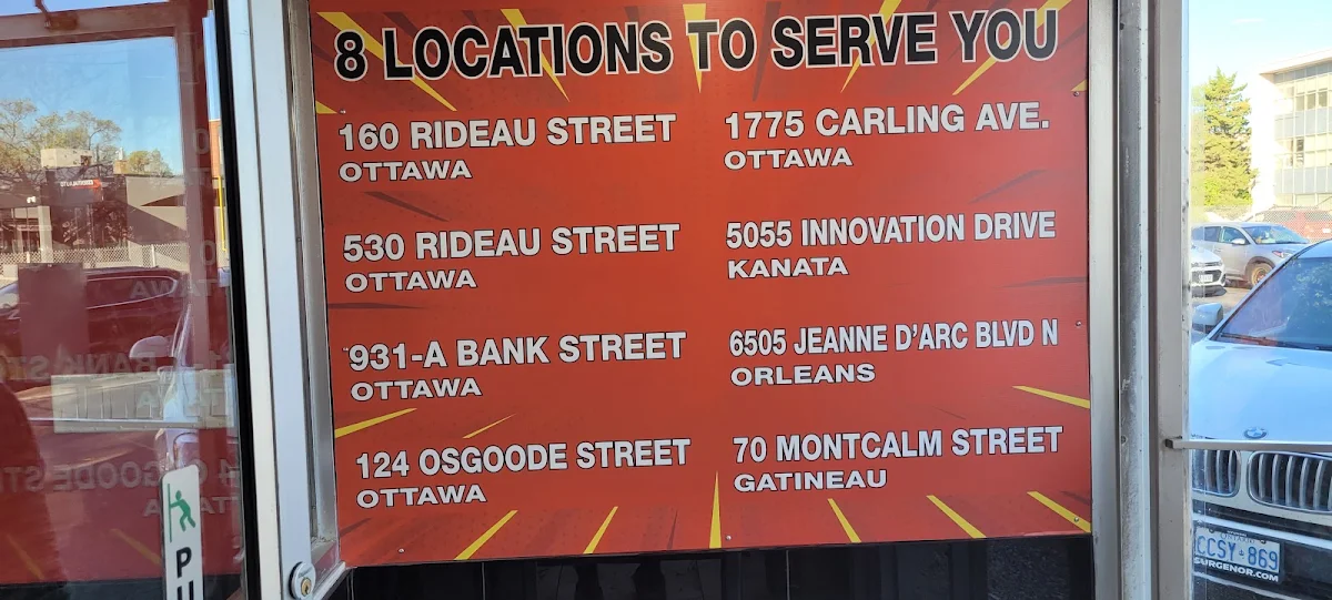 Menu, 3 Brothers Shawarma & Poutine