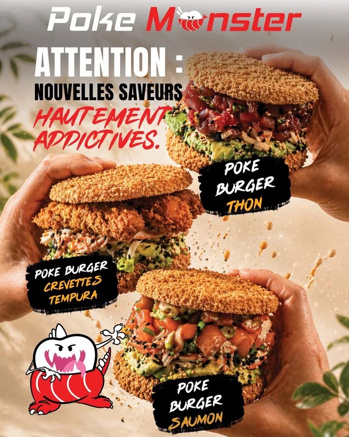 Menu, Poke Monster (Complexe Desjardins)