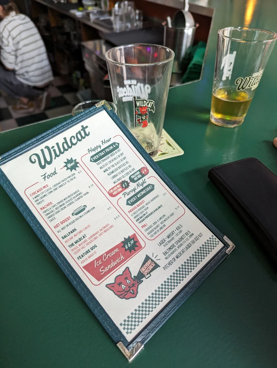 Menu, Wildcat