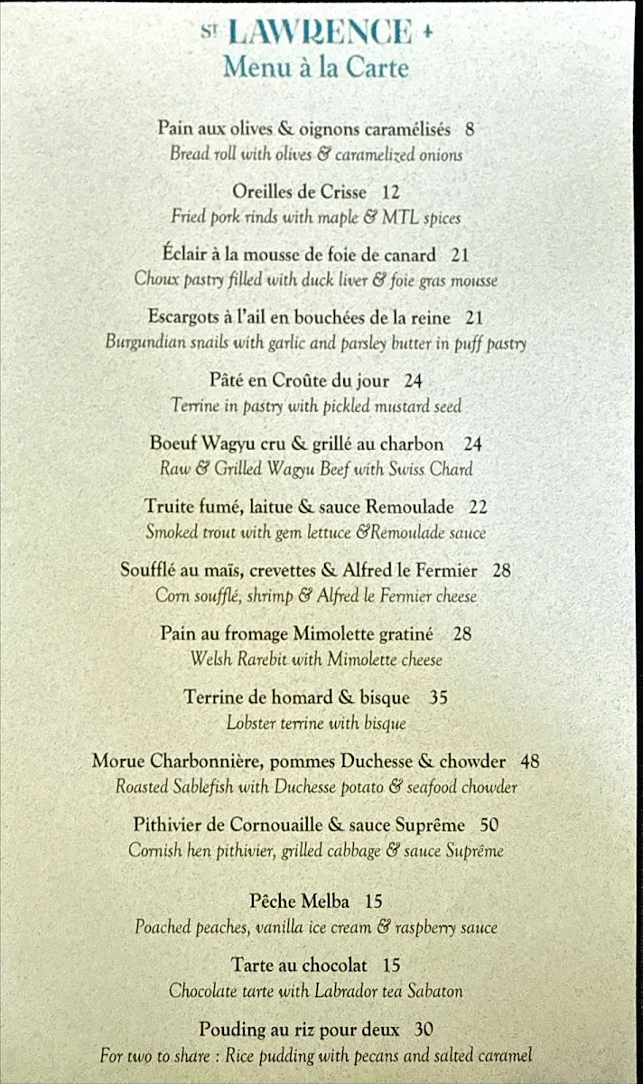 Menu photo 1