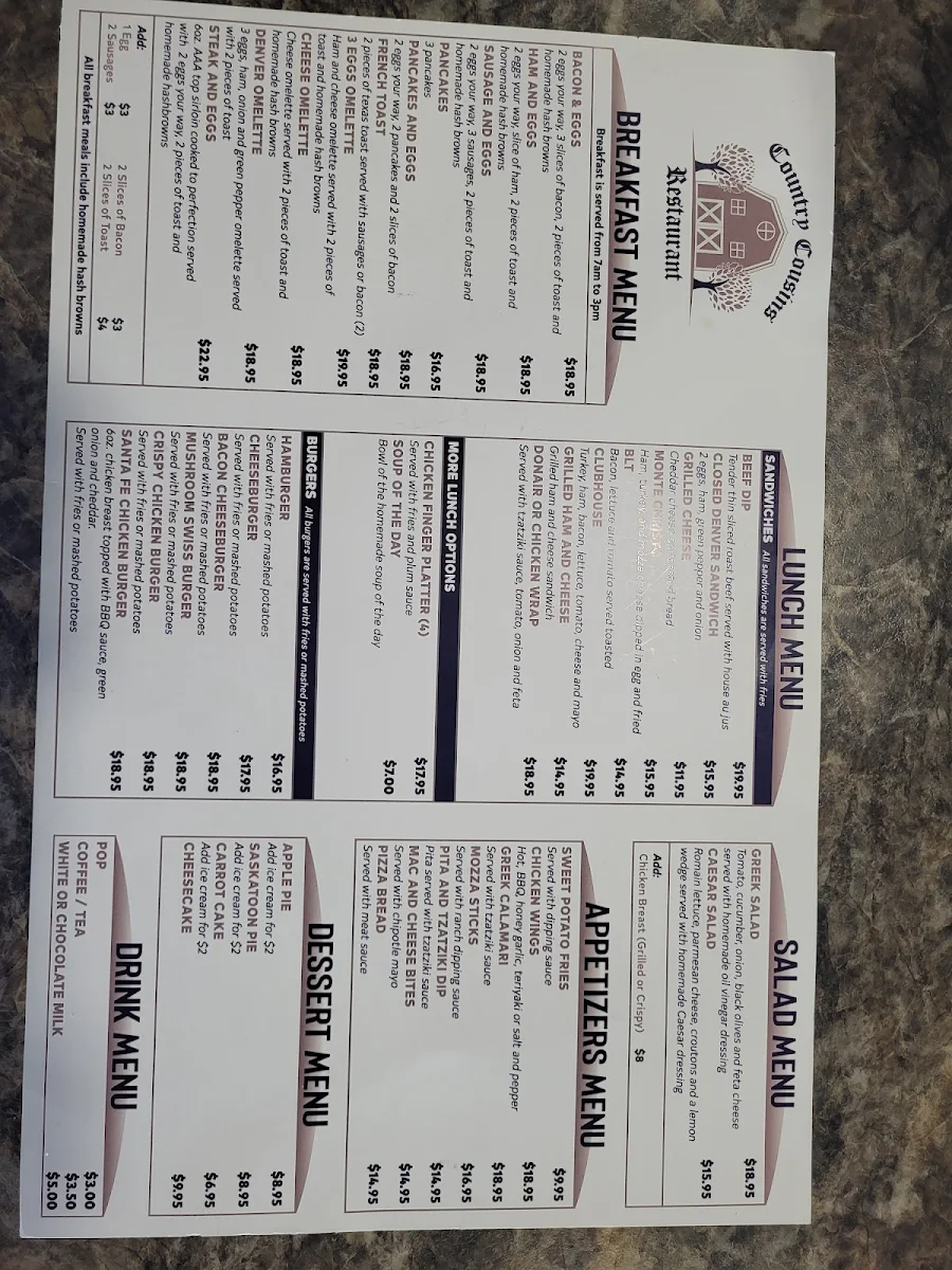 Menu photo 1