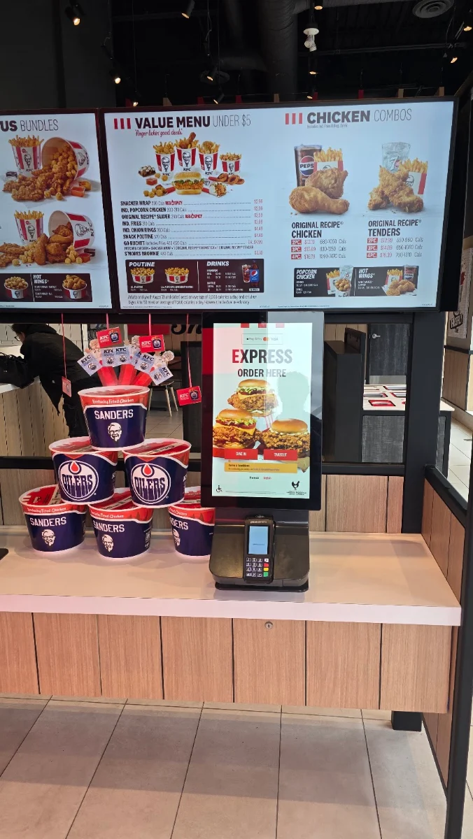 Menu, KFC